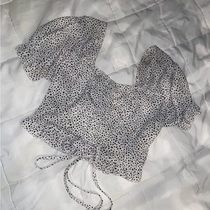 Cute black and white shirt